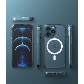 Ringke Fusion Magnetic Magnetic Hard Case with Gel Frame for iPhone 13 Pro Max Transparent (FMGM553E52) (MagSafe Compatible)