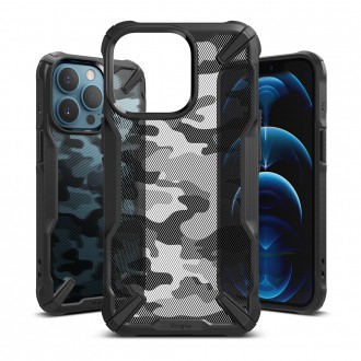 Ringke Fusion X Design durable PC Case with TPU Bumper for iPhone 13 Pro Max black (FX555E73)