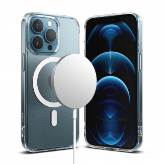 Ringke Fusion Magnetic Magnetic Hard Case with Gel Frame for iPhone 13 Pro Transparent (FMGM548E52) (MagSafe Compatible)