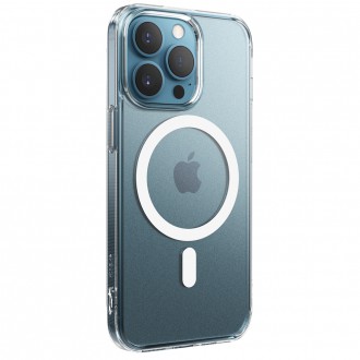 Ringke Fusion Magnetic Magnetic Hard Case with Gel Frame for iPhone 13 Pro Transparent (FMGM548E52) (MagSafe Compatible)