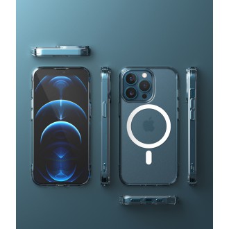 Ringke Fusion Magnetic Magnetic Hard Case with Gel Frame for iPhone 13 Pro Transparent (FMGM548E52) (MagSafe Compatible)