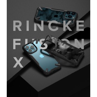 Ringke Fusion X durable PC Case with TPU Bumper for iPhone 13 Pro black (FX550E55)