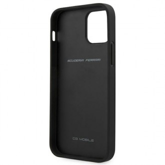 Ferrari FEHQUHCP12MRE iPhone 12/12 Pro červený/červený pevný obal Off Track Quilted