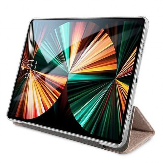 Obal knihy Guess GUIC11G4GFPI iPad 11&quot; 2021 růžový/růžový 4G Collection