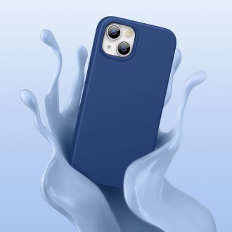 Ugreen Protective Silicone Case Rubber Flexible Silicone Cover iPhone 13 Blue