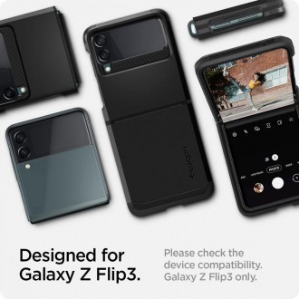 Spigen TOUGH ARMOR GALAXY Z Flip 3 BLACK