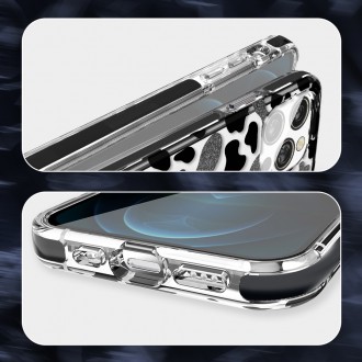 Kingxbar Wild Series case for iPhone 13 cow