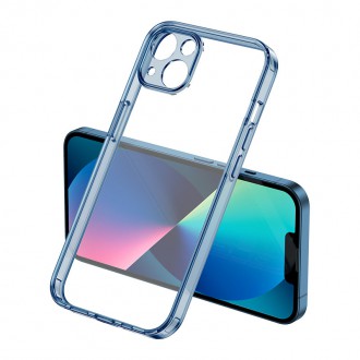 Joyroom Star Shield Case hard cover for iPhone 13 blue (JR-BP911 transparent blue)