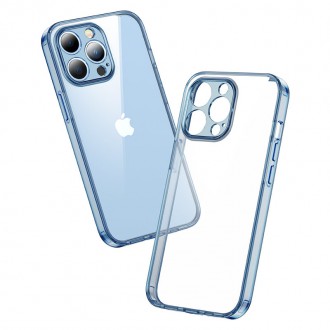 Joyroom Star Shield Case hard cover for iPhone 13 Pro Max blue (JR-BP913 transparent blue)