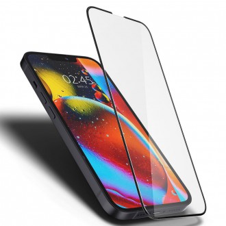 Tvrzené SKLO Spigen GLASS FC IPHONE 13 PRO MAX / 14 PLUS ČERNÉ