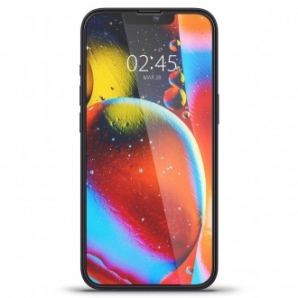 Tvrzené sklo Spigen GLASS FC IPHONE 13 / 13 PRO / 14 ČERNÉ