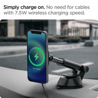 Spigen ITS35W ONETAP MAGNETICKÁ MAGSAFE NABÍJEČKA PALUBNÍ DESKY 7,5W ČERNÁ