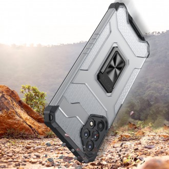 Crystal Ring Case Kickstand Tough Rugged Cover for Samsung Galaxy A32 5G blue