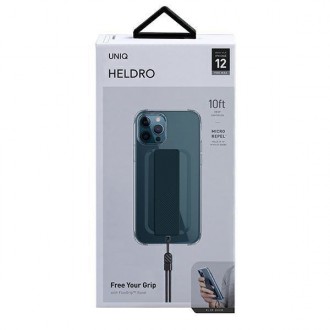 UNIQ etui Heldro iPhone 12 Pro Max 6,7" przezroczysty/clear Antimicrobial