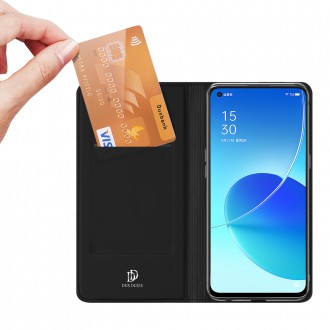 Dux Ducis Skin Pro Bookcase type case for Oppo Reno6 4G black