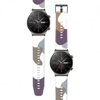 Strap Moro Band For Huawei Watch GT2 Pro Silicone Strap Camo Watch Bracelet (10)