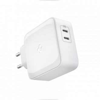 SÍŤOVÁ NABÍJEČKA Spigen PE2007EU POWERARC 2-PORTOVÁ PD60W/QC3.0 BÍLÁ