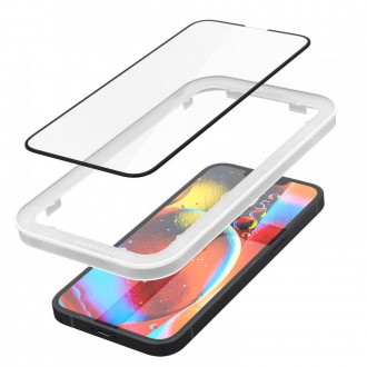 Tvrzené sklo Spigen ALM GLASS FC IPHONE 13 / 13 PRO / 14 ČERNÉ