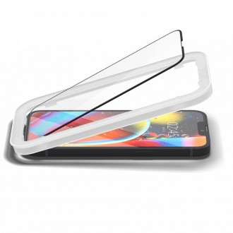 Tvrzené sklo Spigen ALM GLASS FC IPHONE 13 / 13 PRO / 14 ČERNÉ