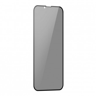 Baseus 2x Full screen 0,3 mm Anti Spy tempered glass with a frame iPhone 13 mini (SGQP010601) (case friendly)