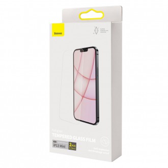 Baseus 0,3mm Porcelain Glass 2x tempered glass for iPhone 13 mini screen protector (SGBL030002)