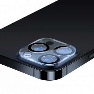 Baseus 2x tvrzené sklo 0,3 mm objektiv s plným fotoaparátem iPhone 13 Pro Max / iPhone 13 Pro (SGQK000102)
