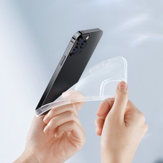 Baseus Simple Series Case průhledné gelové pouzdro pro iPhone 13 Pro Max průhledné (ARAJ000202)