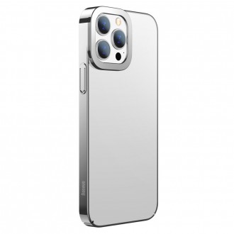 Baseus Glitter Case průhledný kryt iPhone 13 Pro stříbrný (ARMC000412)