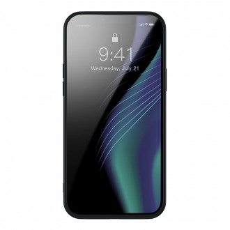 Baseus Crystal Phone Case Armor Case pro iPhone 13 Pro s gelovým rámem černý (ARJT000101)