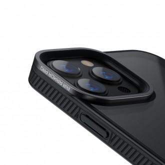 Baseus Crystal Phone Case Armor Case pro iPhone 13 Pro Max s gelovým rámem černý (ARJT000201)