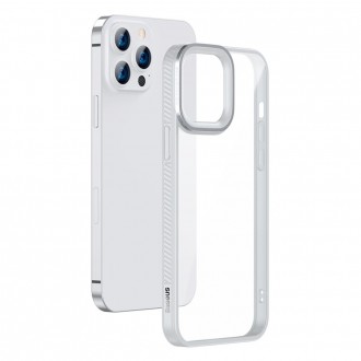 Baseus Crystal Phone Case Armor Case pro iPhone 13 Pro s gelovým rámečkem šedý (ARJT000413)