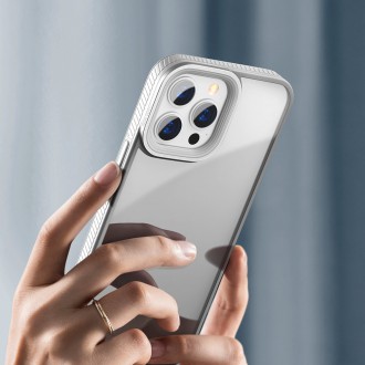 Baseus Crystal Phone Case Armor Case pro iPhone 13 Pro Max s gelovým rámečkem šedý (ARJT000513)