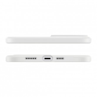 Baseus Tekuté gelové pouzdro silikonový kryt pro iPhone 13 Pro Max bílý (ARYT000502)