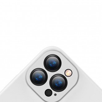 Baseus Tekuté gelové pouzdro silikonový kryt pro iPhone 13 Pro Max bílý (ARYT000502)