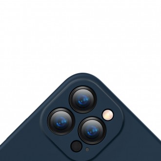 Baseus Liquid Gel Case Soft Flexible Rubber Cover for iPhone 13 Pro Max blue (ARYT000803)
