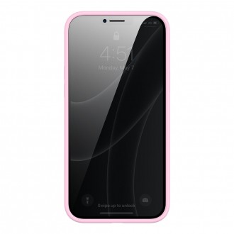 Baseus Liquid Gel Case silikonový kryt pro iPhone 13 růžový (ARYT000904)