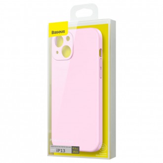 Baseus Liquid Gel Case silikonový kryt pro iPhone 13 růžový (ARYT000904)