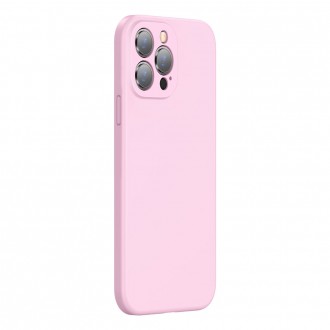 Baseus Liquid Gel Case silicone cover for iPhone 13 Pro pink (ARYT001004)