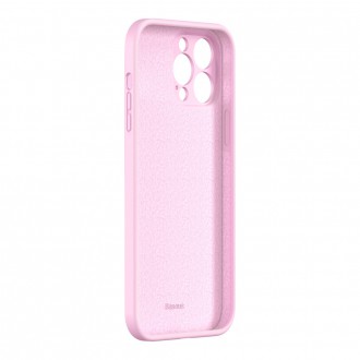 Baseus Liquid Gel Case silicone cover for iPhone 13 Pro pink (ARYT001004)