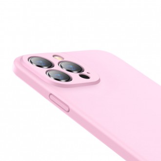 Baseus Liquid Gel Case silicone cover for iPhone 13 Pro pink (ARYT001004)