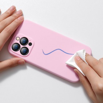 Baseus Liquid Gel Case silicone cover for iPhone 13 Pro pink (ARYT001004)