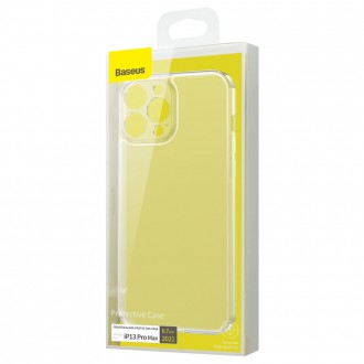 Kryt Baseus Frosted Glass Case pro iPhone 13 Pro Max Hard Cover s průhledným gelovým rámem (ARWS000202)