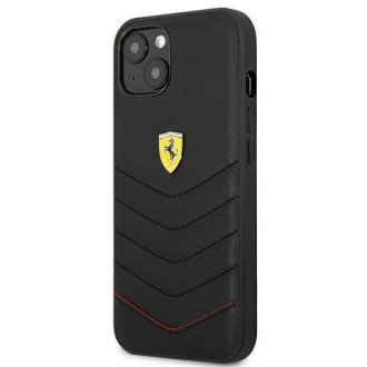 Ferrari FEHCP13SRQUK iPhone 13 mini 5,4&quot; černý/černý pevný obal Off Track Quilted