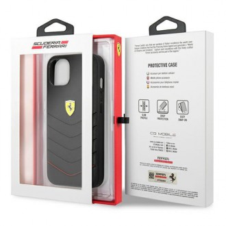 Ferrari FEHCP13SRQUK iPhone 13 mini 5,4&quot; černý/černý pevný obal Off Track Quilted