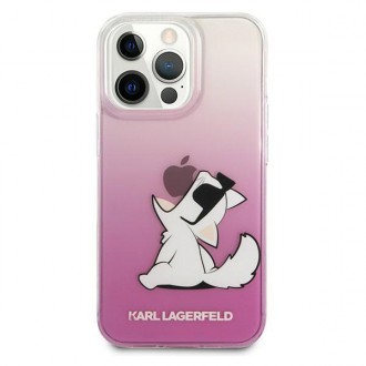 Karl Lagerfeld KLHCP13LCFNRCPI iPhone 13 Pro / 13 6.1 &quot;hardcase pink / pink Choupette Fun