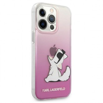 Karl Lagerfeld KLHCP13LCFNRCPI iPhone 13 Pro / 13 6.1 &quot;hardcase pink / pink Choupette Fun