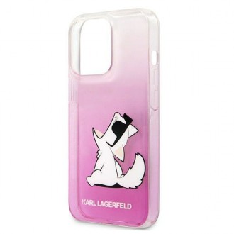 Karl Lagerfeld KLHCP13LCFNRCPI iPhone 13 Pro / 13 6.1 &quot;hardcase pink / pink Choupette Fun