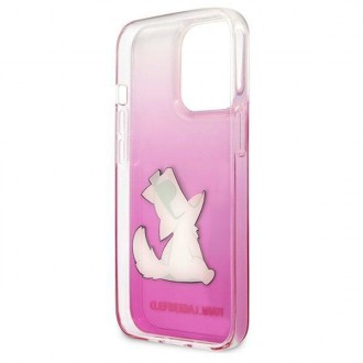 Karl Lagerfeld KLHCP13LCFNRCPI iPhone 13 Pro / 13 6.1 &quot;hardcase pink / pink Choupette Fun