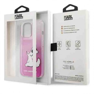 Karl Lagerfeld KLHCP13LCFNRCPI iPhone 13 Pro / 13 6.1 &quot;hardcase pink / pink Choupette Fun