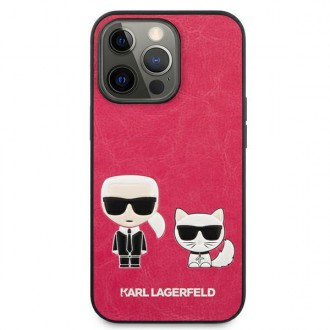 Karl Lagerfeld KLHCP13LPCUSKCP iPhone 13 Pro / 13 6,1" fuksja/fuchsia hardcase Ikonik Karl & Choupette